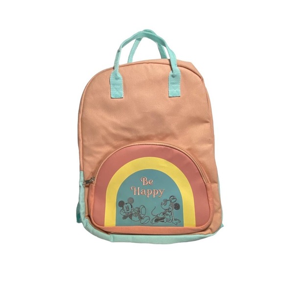 Disney Handbags - NWT Disney Mickey & Minnie “Be Happy” Backpack, bag